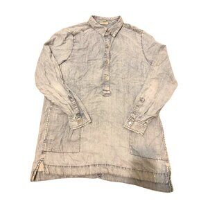 J  jill Dress Shirt Women’s Size Small Four Button Collar Long Sleeve